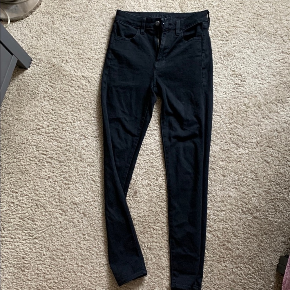Black American eagle jeans